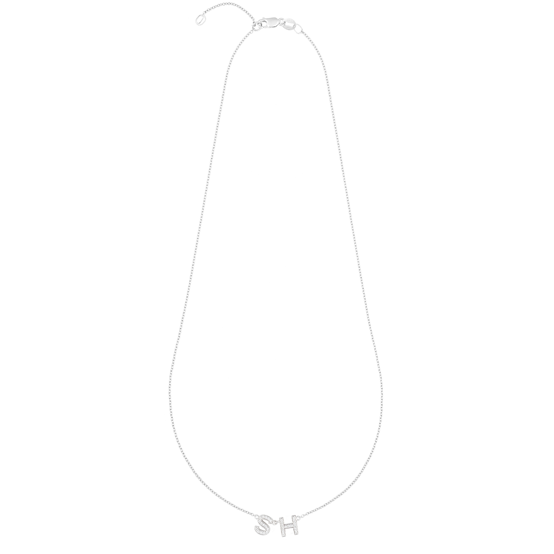 Diamond Initial Necklace