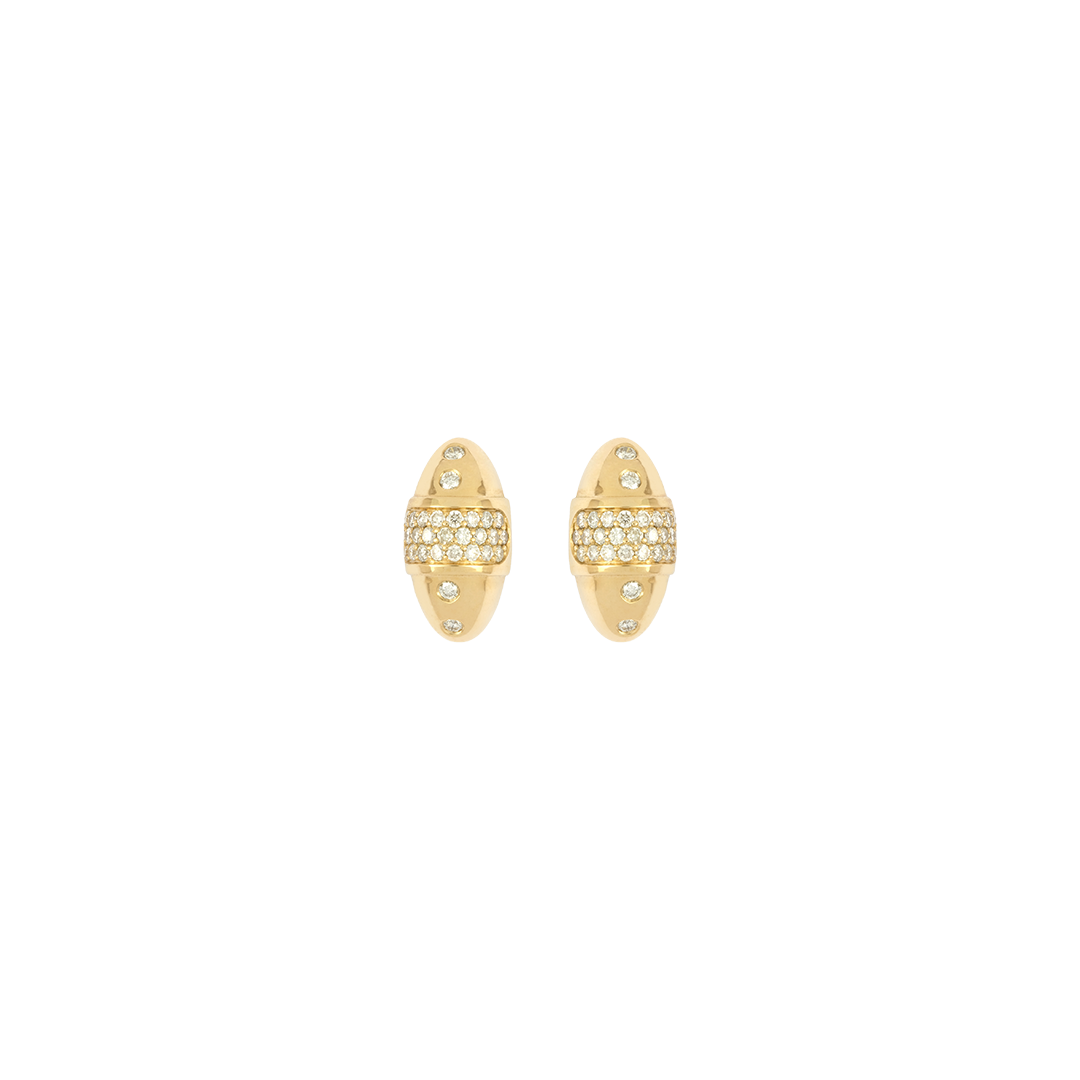 Diamond Dome Earrings