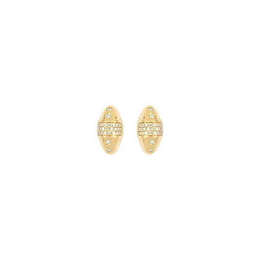 Diamond Dome Earrings