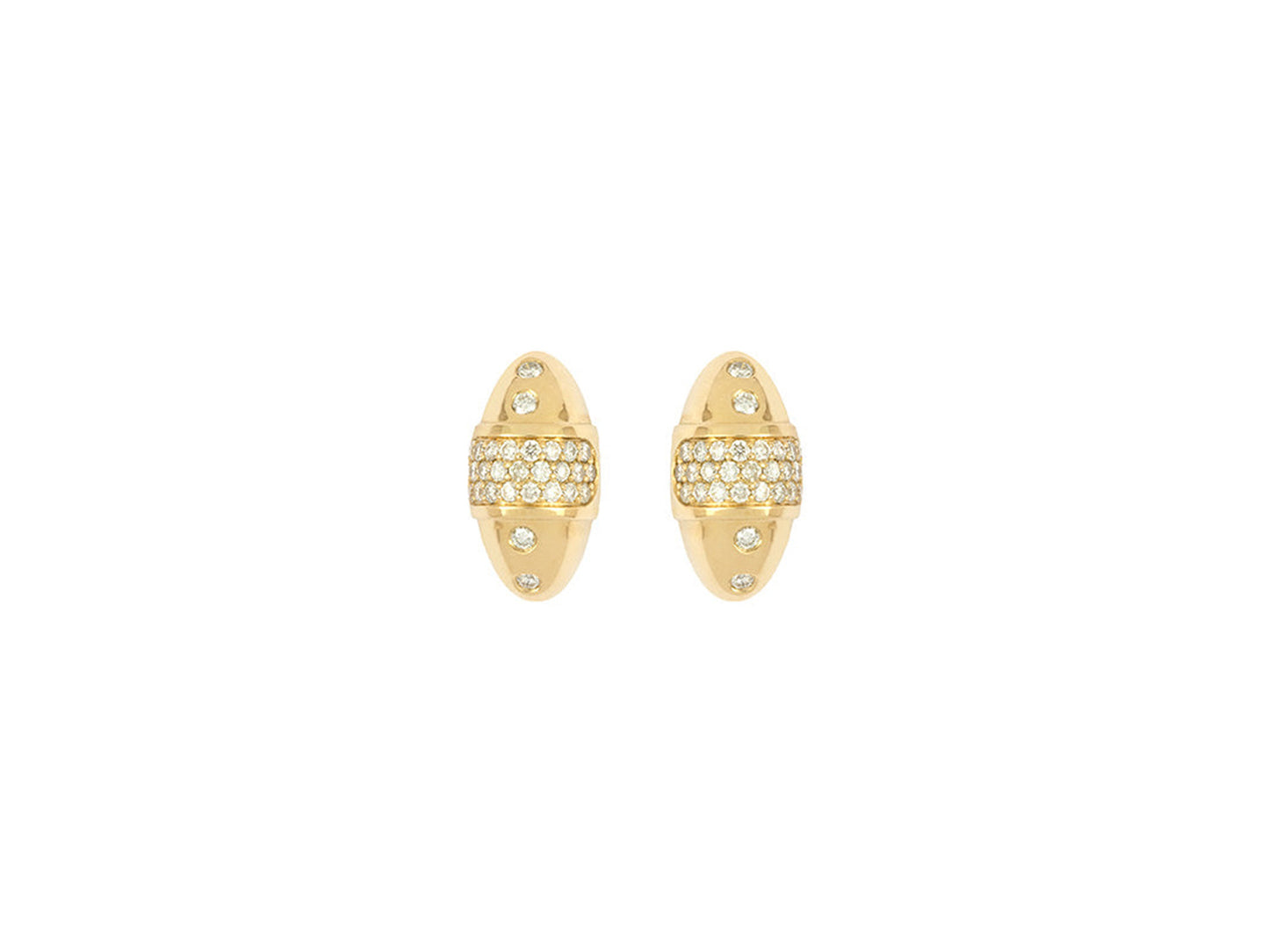 Diamond Dome Earrings