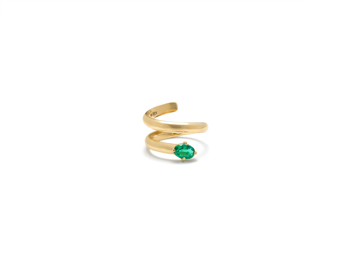 Emerald Wrap Ring