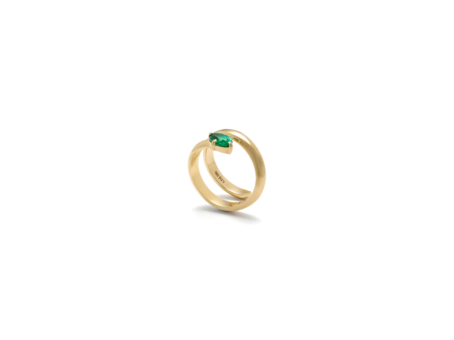 Emerald Wrap Ring