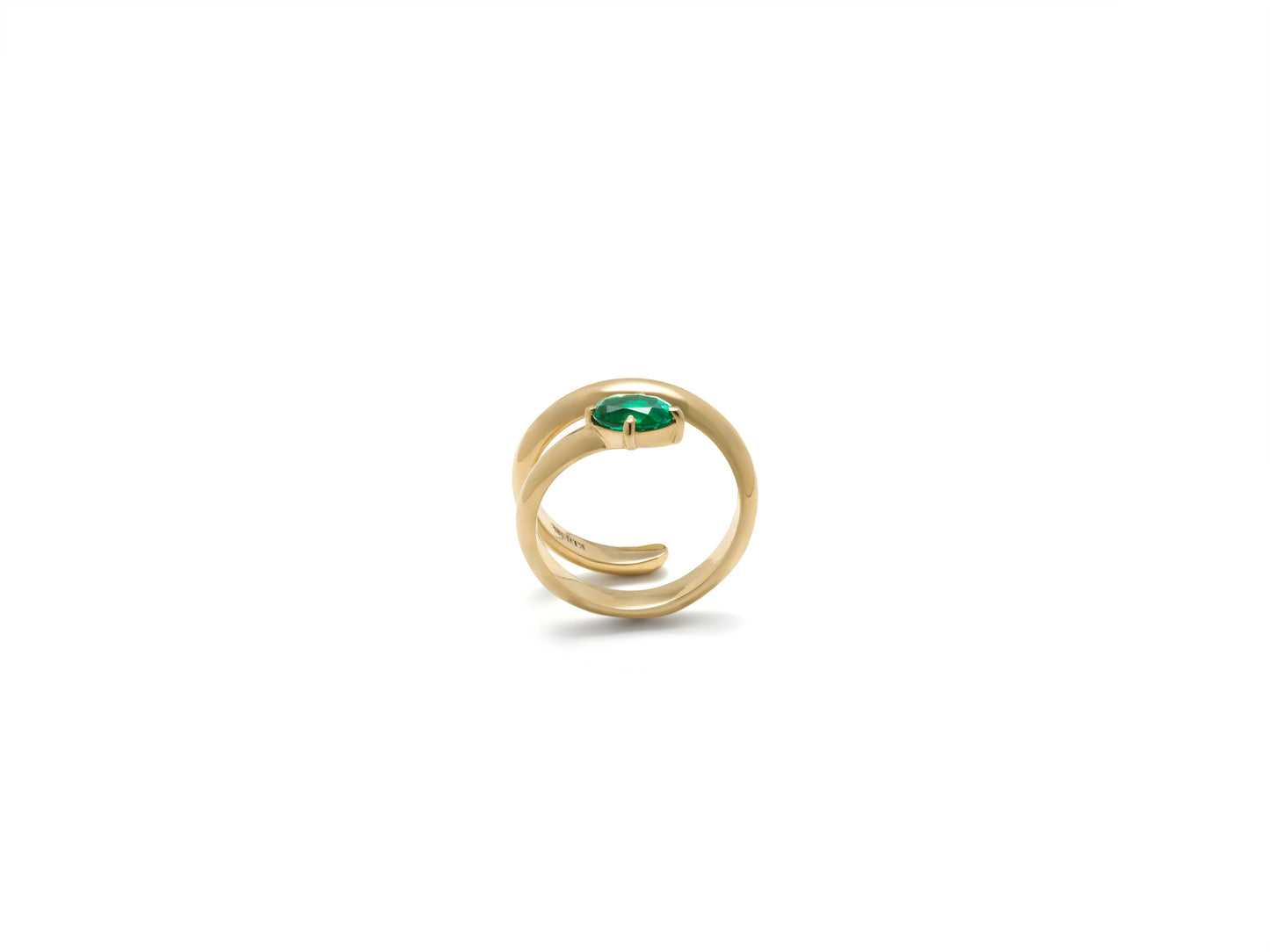 Emerald Wrap Ring